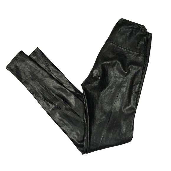 Aritzia Wilfred Free Daria Faux Leather Leggings Womens S Blogger Favorite Pants - Picture 8 of 10